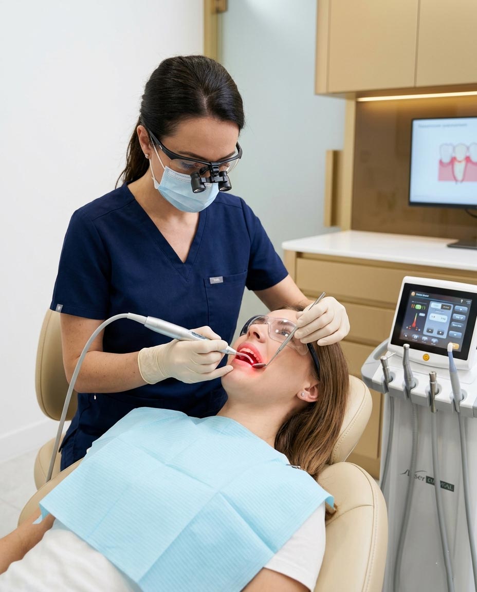 Laser Dental Procedure at PAL Dental Clinic Kozhikode