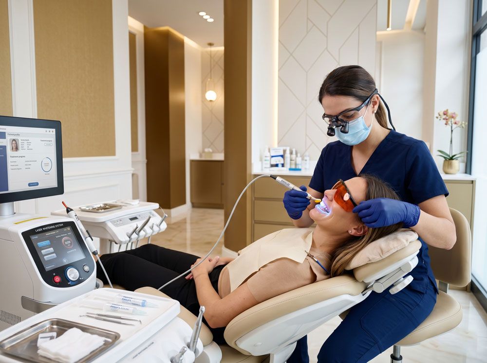 Laser Teeth Whitening in Calicut Kozhikode at Pal Dental Clinic