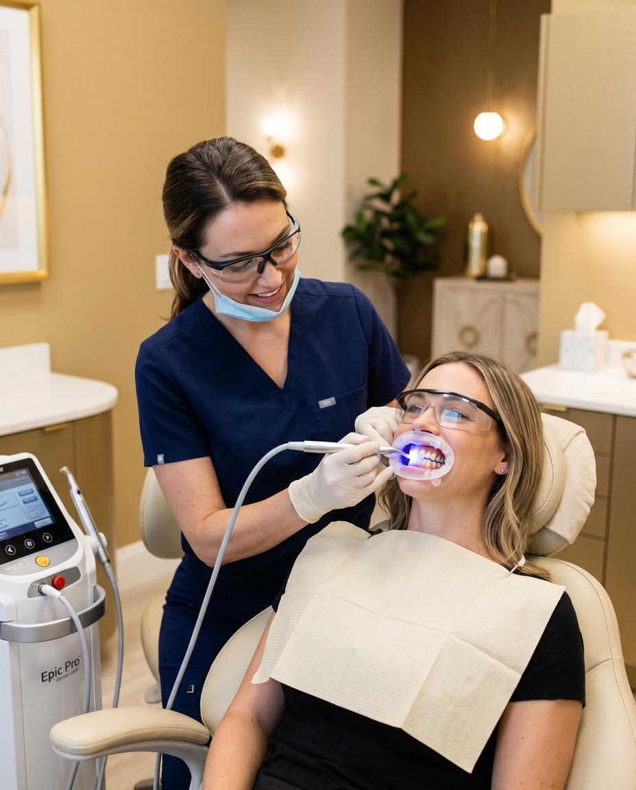 Laser Teeth Whitening Procedure at PAL Dental Clinic Kozhikode