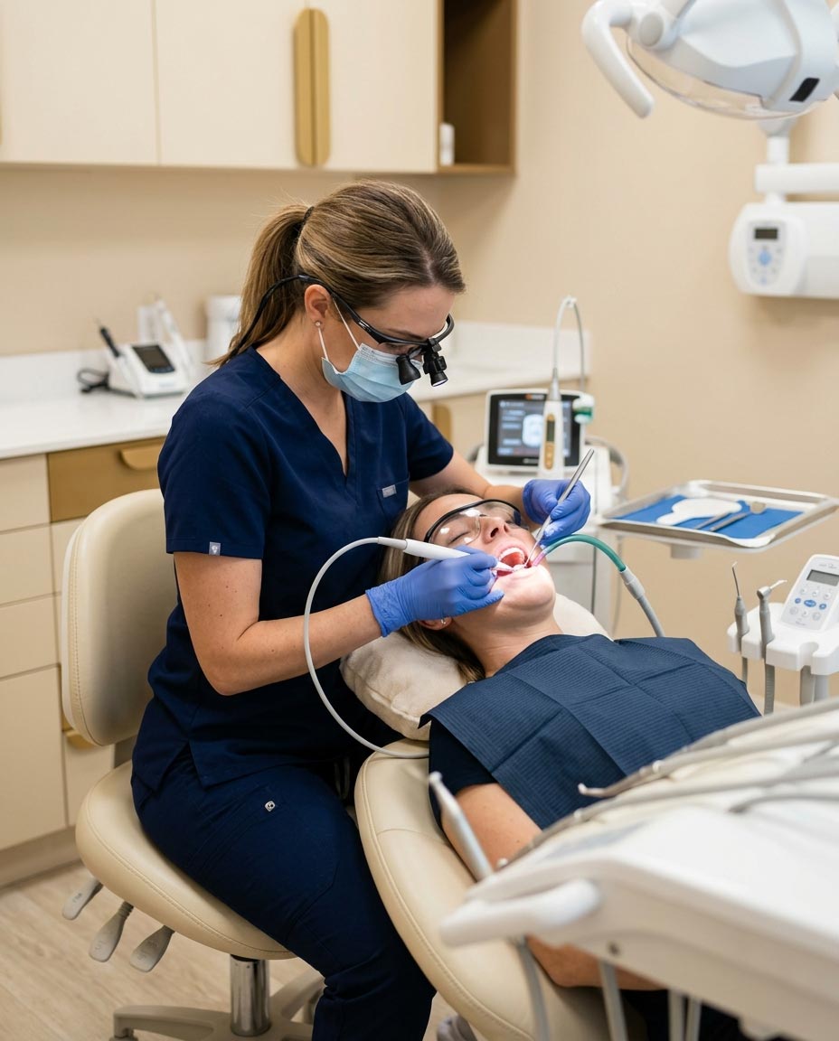 Teeth Cleaning and Laser Gum Therapy Treatment Process at PAL Dental Clinic Kozhikode